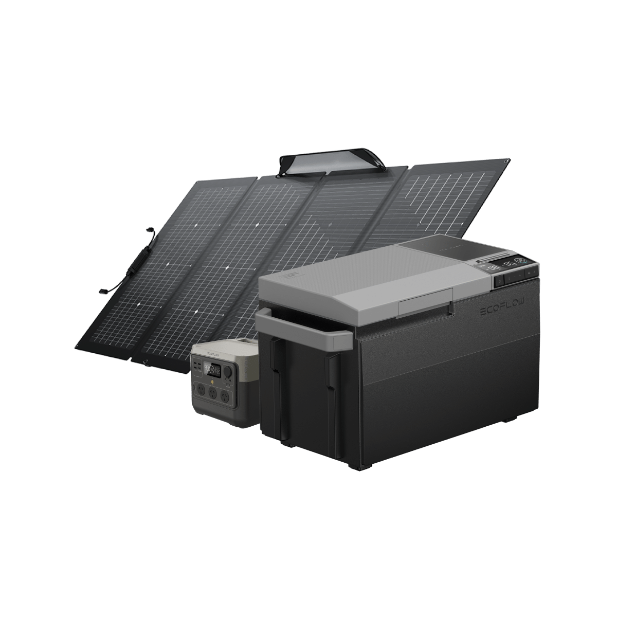GLACIER + RIVER 2 Pro + 220W Portable Solar Panel