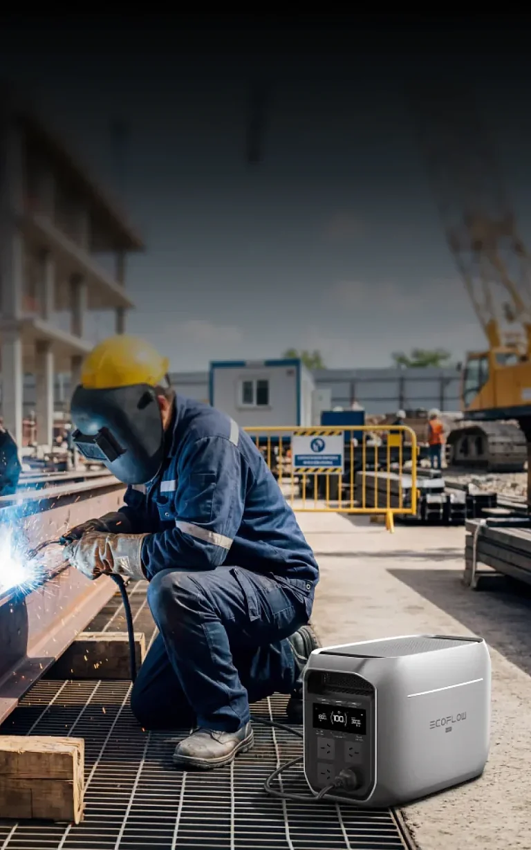 Work on Solar —
Reliable, Portable Power
Built for the Job