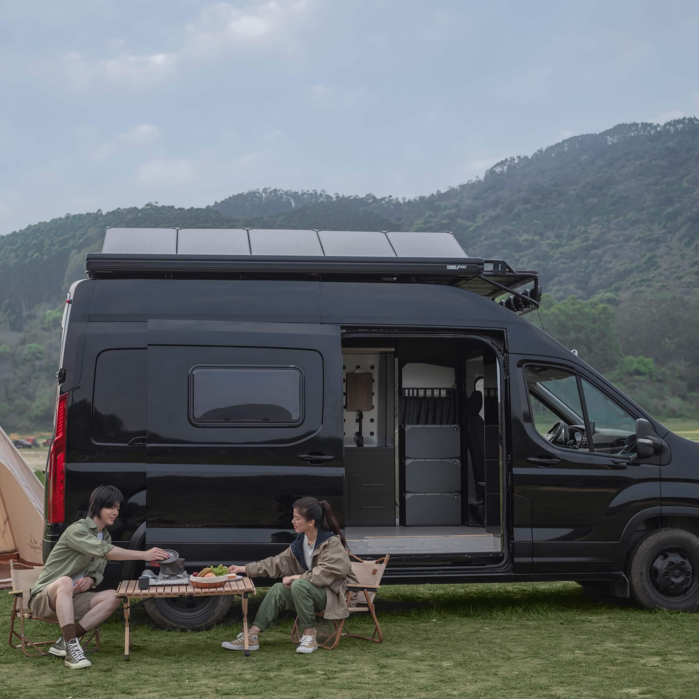 RV caravane camping écran de confidentialité protection solaire
