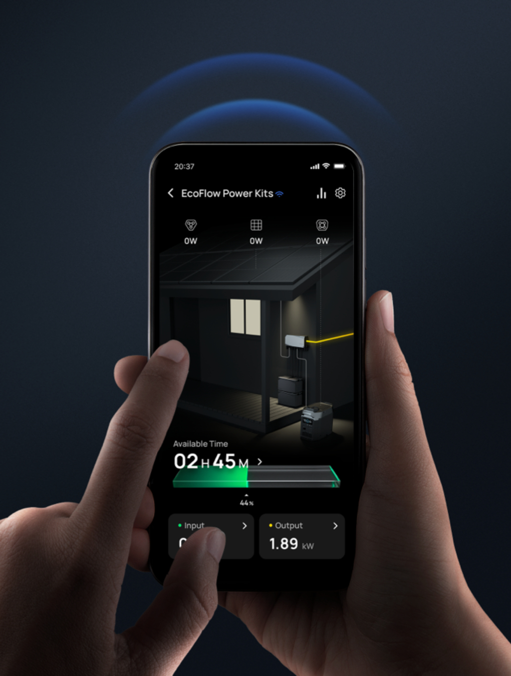 ECO FLOWとバッテリ－2個 ZYDKT210-EB WAVE 2専用バッテリーパック 1個 EcoFlow