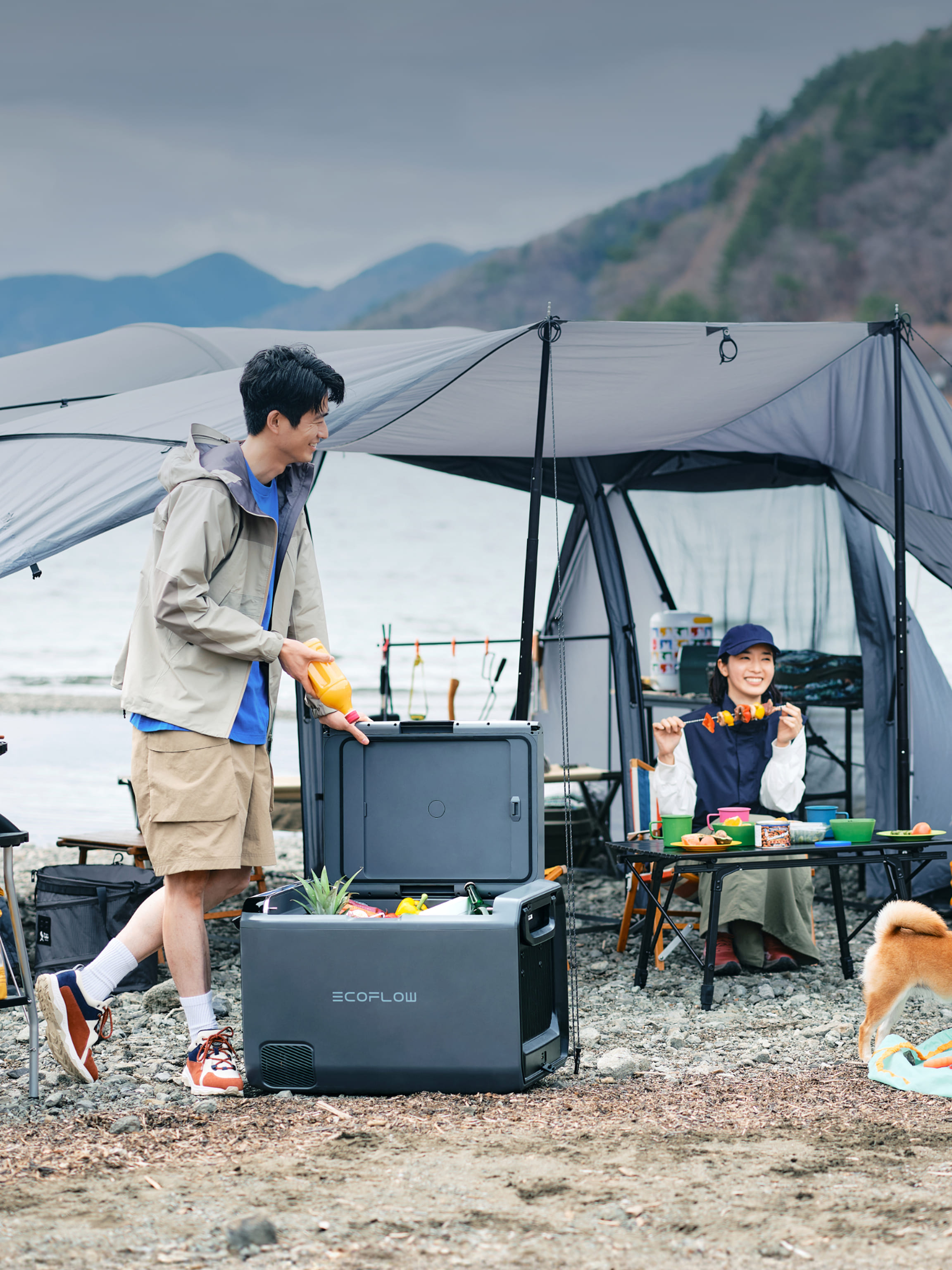 EcoFlow GLACIER Classicポータブル冷蔵冷凍庫でおいしさや新鮮さを