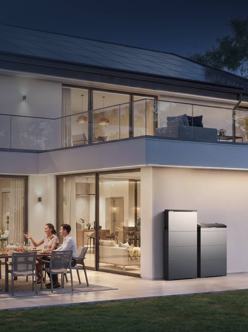 EcoFlow Ocean Solar battery overview showing integrated whole-home backup,battery safety,real savings,faster installer and 1+8+N Ecosystem