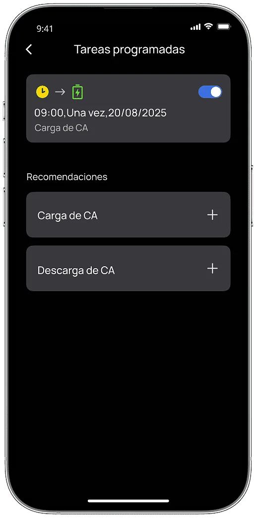 Tareas programadas