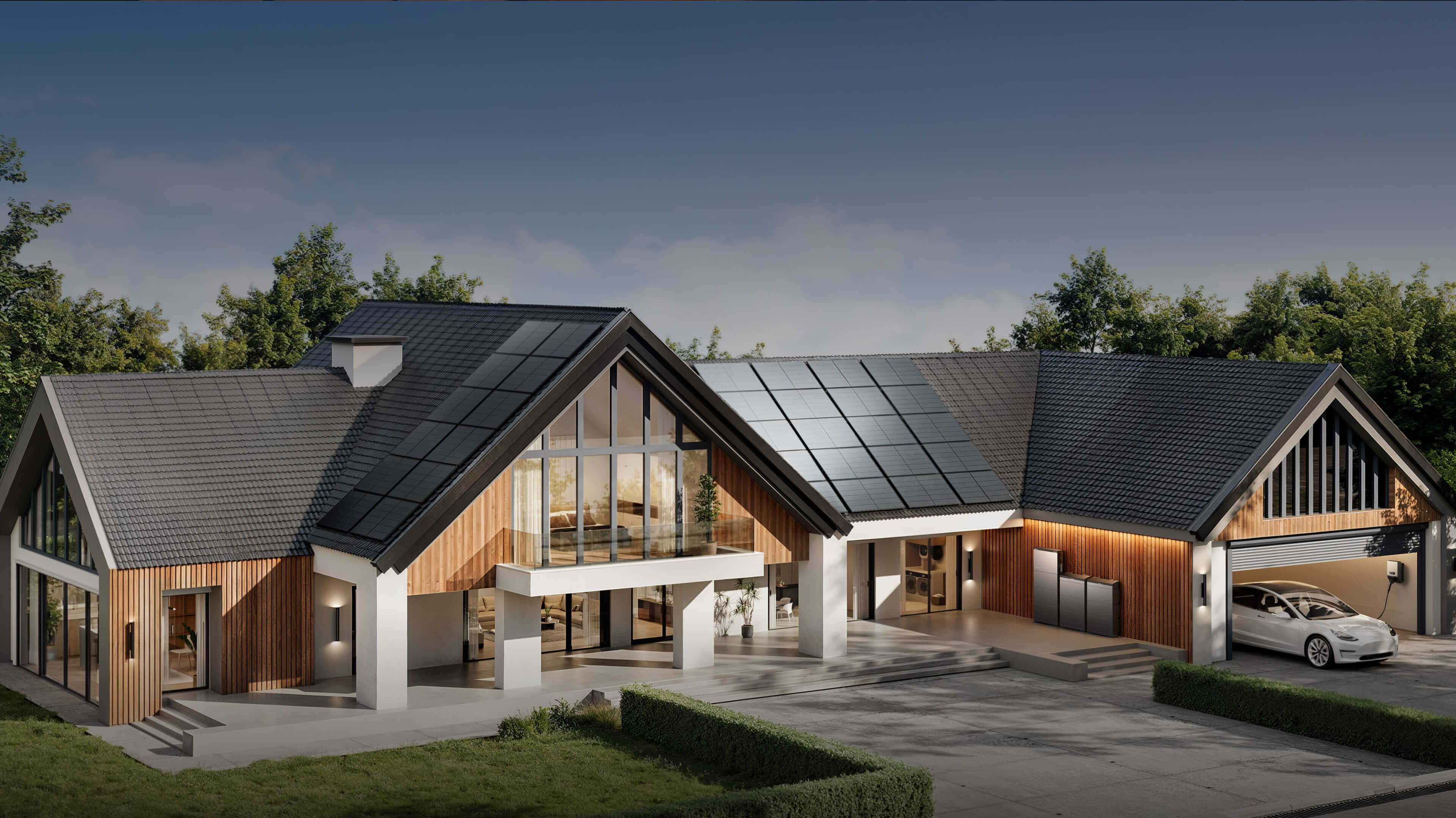 EcoFlow OCEAN 2 Plus Single Phase home battery, maximizing full solar potential on complex residential rooftops