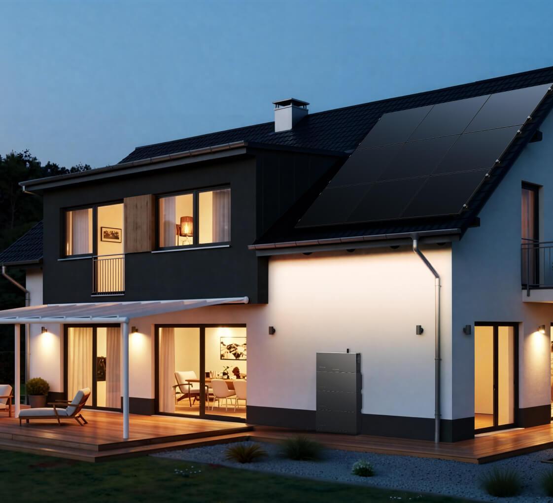 EcoFlow OCEAN 2 home battery storing solar energy for evening use, peak hour savings, and backup power outages