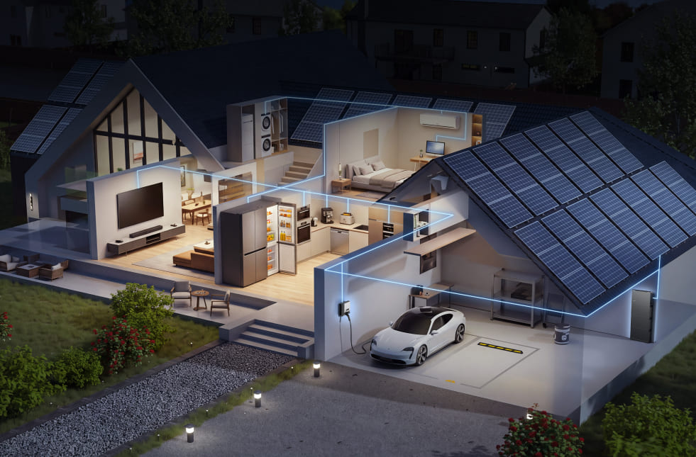 EcoFlow OCEAN 2 Plus Single-Phase solar battery overview: whole-home backup, built-in safety, real solar savings, faster installation, open intelligent ecosystem