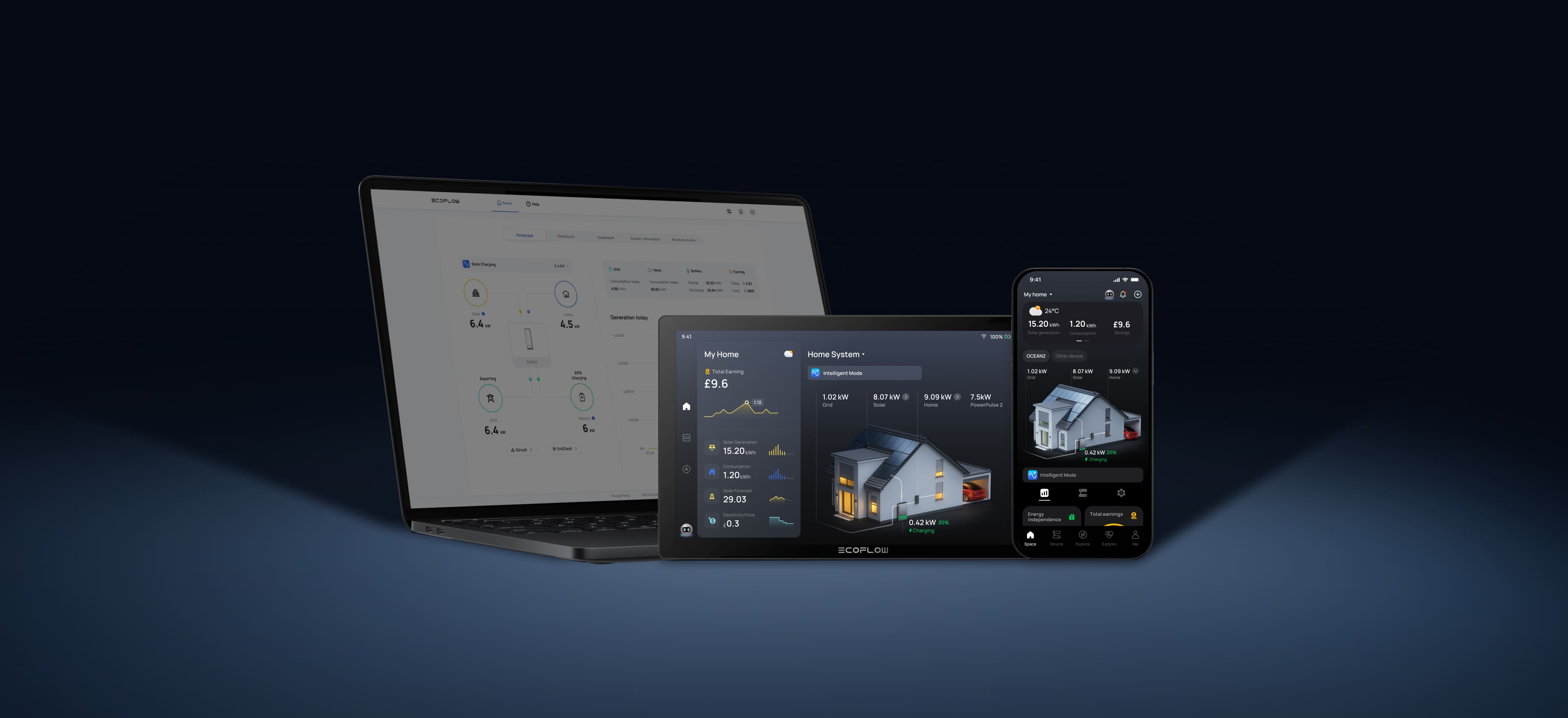 Multiple convenient control options for EcoFlow OCEAN 2 Plus Single Phase