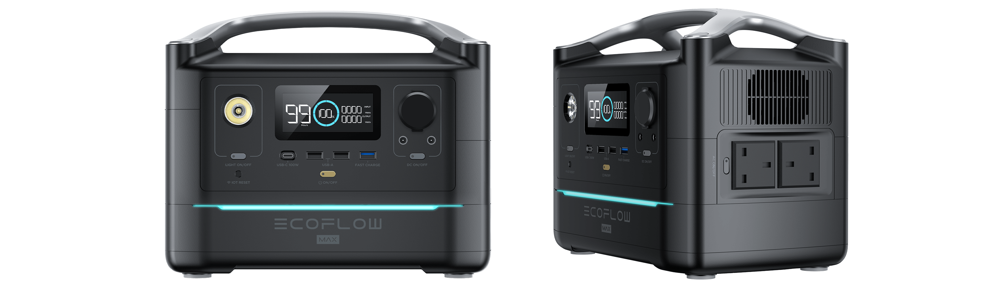 EcoFlow RIVER Max リバーマックス ポータブル電源 - 家電 